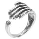 thumbnail image 2 of EeaseMX Anillo de mano con calavera, anillo gótico, anillo de apertura ajustable, anillo de estilo moderno, joyería, 2 of 7