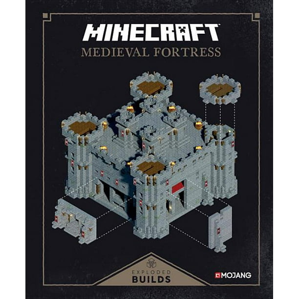 Minecraft Exploded Builds Medieval Fortress An Official Mojang Book Hardcover Walmart Com Walmart Com