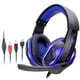 thumbnail image 2 of Auricular de diadema HotShot BossPro 40mm 2.2m 20-20000Hz con micrófono azul, 2 of 2