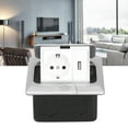 thumbnail image 4 of Embedded Floors Socket, Floor Electrical Outlet EU Standard USB Interface 250V 16A  For Office For Shopping Malls Quick Pop Up, 4 of 8