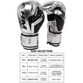 thumbnail image 2 of Guantes de competición Muay Thai guantes de boxeo de esponja de cuero PU para niños adultos, 2 of 7