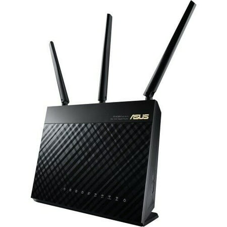 Asus RT-AC68U Asus RT-AC68U IEEE 802.11ac Ethernet Wireless Router - 2.40 GHz