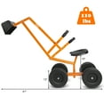 thumbnail image 3 of Costway Heavy Duty Kid Ride-on Sand Digger Digging Scooper Excavator for Sand Toy, 3 of 7