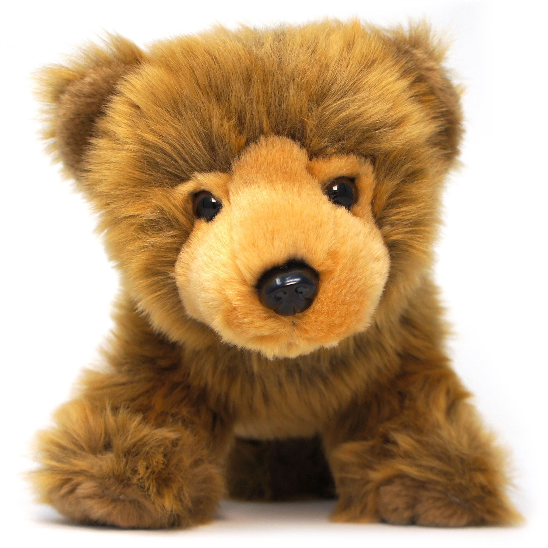 Borya the Baby Brown Grizzly Bear | 9 Inch Realistic Looking Stuffed Animal Plush | By Tiger
