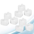thumbnail image 3 of 10Pcs LED Electronic Flameless Candle Light Flashing Candle Lamp Wedding Party Festival Decoration (White Shell, Yellow Light), 3 of 7