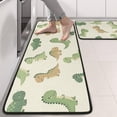 thumbnail image 2 of Kitchen Rugs Sets Of 2,Cartoon Dinosaurs Anti Fatigue Kitchen Mat Rugs Non Slip Washable,Decorative Kitchen Floor Mats for Kitchen,Sink,Laundry,17"x47"+17"x47", 2 of 5