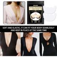 thumbnail image 4 of Neinkie 2Pcs/Bag Gather Chest Tape Soft Effective Beautify Breathable Comfortable Beauty Tool Thin Invisible Transparent Chest Sticker for Women, 4 of 8