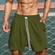 thumbnail image 1 of pstuiky Abreviatura para hombres, Pantalones cortos deportivos de bolsillo para hombre, para correr, hacer ejercicio en el gimnasio, para la playa Pantalones cortos de golf, 1 of 7
