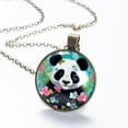 thumbnail image 6 of Panda Necklace Personalized Custom Photo Round Pendant Adjustable Stainless Steel Necklaces with Gift Box for Men Women Mothers Valentine's Jewelry Gift, 6 of 6
