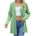 thumbnail image 2 of Aloohaidyvio Cardigans for Women Plus Size,2024 Fall Button Down Cardigan Lightweight Soft Knit Cardigan for Women Long Sleeve Open Front Coat, 2 of 6