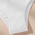 thumbnail image 4 of Lunuaoe Women's "LOVE" Waistband Cotton Briefs, Sporty Triangle Panties, Breathable Mid-Low Waist Underwear, 4 of 9