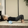 thumbnail image 4 of OPTP PRO-ROLLER Standard Density Foam Roller - Durable Roller for Back Massage, Deep Tissue Foam Roller Exercises, Stretching, Fitness, Yoga and Pilates - 36 Inches by 6 Inches, Blue, 4 of 7