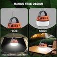 thumbnail image 4 of eYotto Solar LED Camping Light, 2400mAh Rechargeable Camping Lantern with Flashlight, Portable Solar Outdoor Tent Light Flashlight with Hook for Outdoor Activities Hiking Picnic Climbing Fishing, 4 of 11