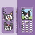 thumbnail image 2 of Funda líquida cuadrada para teléfono móvil de juguete bonito Kuromi para Samsung Galaxy S22 S21 S20 FE Ultra S10 S9 S8 Plus S10e Note 20 10 Lite xuanjing unisex, 2 of 2