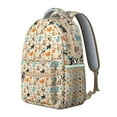 thumbnail image 2 of Fashionable Cat Design Backpack for Women & Girls - Waterproof Bookbag for School & Travel - Roomy Laptop Backpack with Side Pockets - Trendy Floral Cat Print, 2 of 6