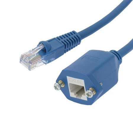 SF Cable Panel-Mount Cat 5 Ethernet Cable  15 feet - Blue price history on PriceWatchPro