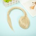 thumbnail image 2 of SAYFUT Braiding Hair Clip in Hair Extension Synthetic Ponytail Fishtail Braid Hairpiece 24inch Long Hair Extension Natural Hairpiece, 2 of 6