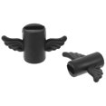 thumbnail image 3 of FRCOLOR Cable Saver 2PCS Cable Protector Protector Cartoon Wing Charging Data Sync Cable Saver Black,1.57"X1.06"X0.59", 3 of 4