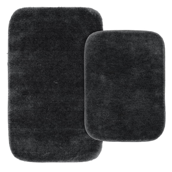 Garland Tapis Traditionnel 2 Pièces, Gris Foncé