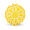 Sunflower Ornament, variant on 1Pc 3.9cm Flower Clicker Fidget Keychain, Eco-Friendly PLA 3D Printed Charm, Stress Relief EDC Accessory