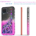 thumbnail image 1 of Samsung Galaxy A12 Case, [Not fit for Samsung Galaxy A10/ Galaxy A11], Liquid Floating Glitter Quicksand Bling with Spot Diamond Cover - Black/Pink, 1 of 5