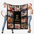 thumbnail image 3 of Customized Blankets Personalized Blanket Using Your Own Pictures with Text, Christmas Birthday Wedding Memorial for Kids Teens Adult Family Friends Pets, 3 of 6