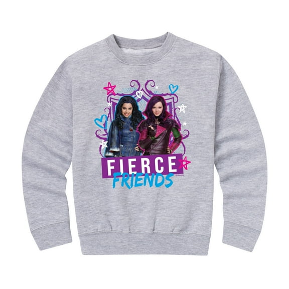 Descendants - Fierce Friends - Toddler And Youth Crewneck Fleece Sweatshirt