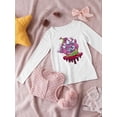 thumbnail image 3 of Monster Ball Long Sleeve Toddler - Toddler Long Sleeve Tee, White, 3 of 4