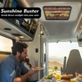 thumbnail image 3 of XYZCANDO Southwest Navajo Camper Window Cover Highland Cow Butterfly RV Skylight Covers with Hook And Loop Foldable RV Vent Covers for Roof Camper Must Haves Brown, 3 of 7