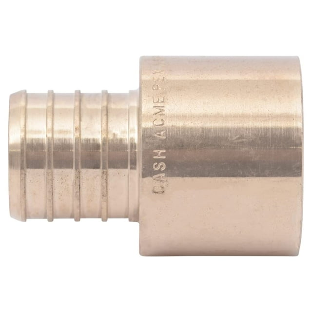 Adaptador de sudor femenino SharkBite Brass Crimp de 1 pulgada