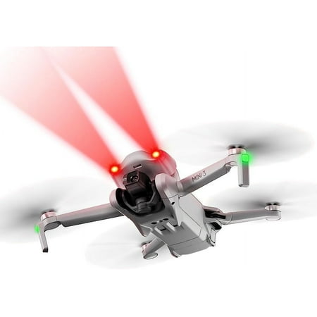GAEKOL Mini 3 Night Flight Light Head lights for DJI Mini 3 Accessories, Drone LED Navigation Light Kit Strobe SOS Light Signal Night Lights Extension Indicator,15 Light Color Models