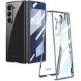 thumbnail image 4 of for Samsung Galaxy Z Fold 7 Case, Z Fold 7 Case with Screen Protector Luxury Transparent Plating PC Cover, Full Protection Crystal Clear Case for Samsung Galaxy Z Fold 7, Darkgreen, 4 of 8