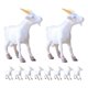 thumbnail image 1 of 10pcs Charming Miniature Adorable Goat Ornament Miniature Sheep Figurines for Gardens Micro Landscape Goat Model Ornaments, 1 of 4