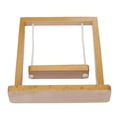 thumbnail image 3 of Mini Wooden Swing 1:12 Miniature Scene Furniture Model Dollhouse Accessory for Above 3 Years Old, 3 of 8