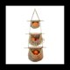 thumbnail image 1 of Cesta de Frutas de Pared Cestas Colgantes Trenzadas para Cocina Cesta de Frutas y Verduras Almacenamiento de 3 Niveles Bolsillo Tejido Colgante A, 1 of 6