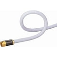 thumbnail image 4 of RG6 Quad-Shield Coax Cable 6ft F-Type Male Ext, Indoor/Outdoor, for HDTV/Cable/Sat/Antenna A/V, White (Cables Direct Online), 4 of 6