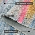 thumbnail image 5 of Modern Area Rug For Living Room Bedroom, Large Boho Floor Carpet With Non-Slip Backing For Indoor Office Dining Room, Abstract Home Deco Non-Shedding, Machine Washable Multicolour, 5 of 7