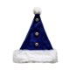thumbnail image 2 of Sombrero Grueso Gorro de Papá Noel para adultos y niños, talla única, decoración navideña, azul, 1 unidad Rkxzt, 2 of 9