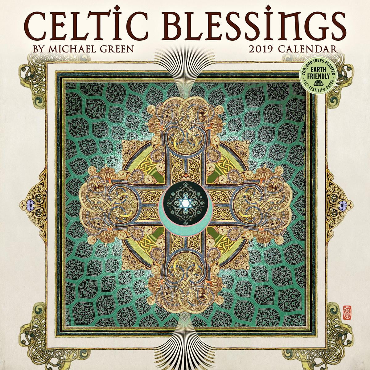 Celtic Blessings 2019 Wall Calendar Illuminations by Michael Green