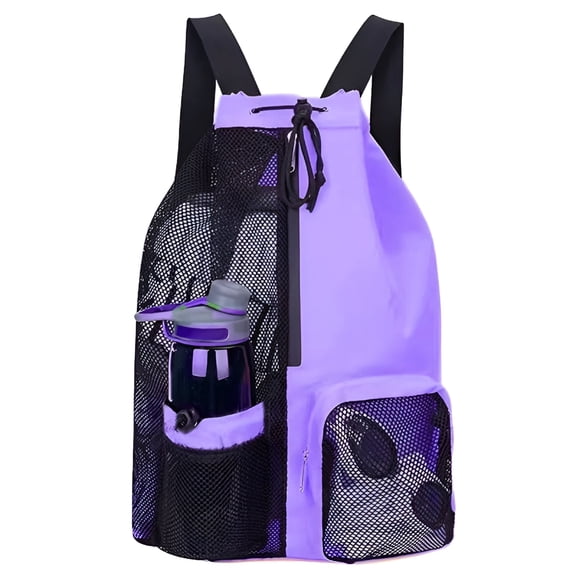 GASTROPOD Swim Bag Mesh Drawst Backpack, Wet Bag for Swimming, Gym & Fitness Gear, Oxford Cloth Large Capacity Bag, Beach and Pool Bag for Travel
