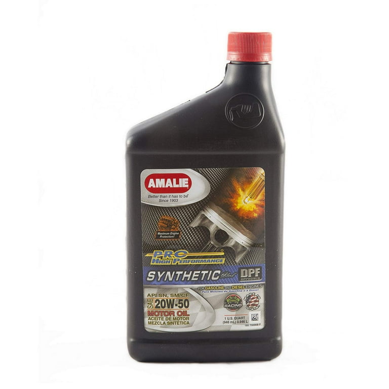 Amalie PRO High Performance (HP) Syn Blend Oil 20W50 Amalie PRO High Performance (HP) Syn Blend Oil 20W50