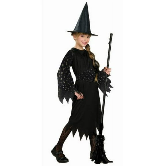 Girls Witch Costume - Medium (8-10)