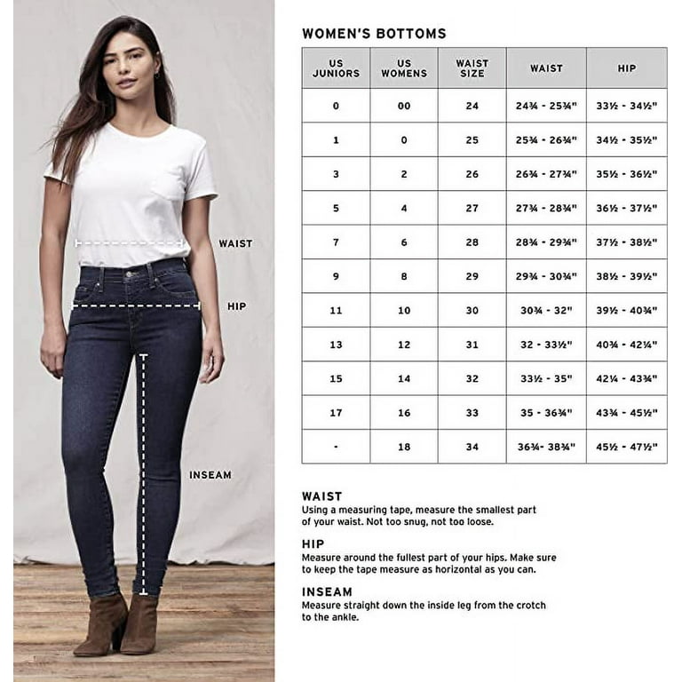 Levi s Women s 710 Super Skinny Jeans Indigo 26 US 2 R Walmart