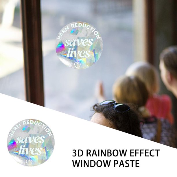 Pegatinas de ventana de arcoíris 3Dpegatinas de cristal reflectante de mariposa estrella para el hogar (7) Ndcxsfigh Nuevos Originales