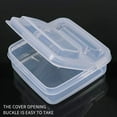 thumbnail image 3 of 2pcs Cheese Slice Storage Box Refrigerator Food Storage Container With Lid Plastic Storage Container Kitchen Separate Freezer Seal Bin Vegetable Fruit Meat Fresh Box Organizer, 3 of 7