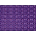 thumbnail image 1 of Ahgly Company Machine Washable Indoor Rectangle Transitional Bright Purple Area Rugs, 5' x 8', 1 of 7