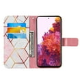 thumbnail image 5 of Allytech Galaxy S21 Ultra Wallet Case, Galaxy S21 Ultra Case, Marble Pattern PU Leather Kickstand Flip Cover Shockproof Drop Protection Cards Holder Wallet Case for Samsung Galaxy S21 Ultra, Pink, 5 of 9
