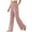 *Pink, variant on ClodeEU Women's Plaid Elastic High Waist Straight Leg Lounge Pants ,Casual Loose Sleep Trousers with Pockets ,Women's Plus L
