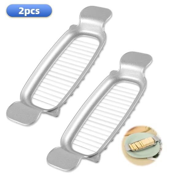 2PCS cheese slicer, stainless steel butter slicer, handheld cheese slicer, cheese slicing tool, lightweight and practical