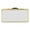 White with Gold, variant on Portable Lockable Professional Salon Travel Case with Shoulder Strap, Makeup Storage Organizer Makeup Hairdressing Case Cosmetic Travel Organizer Barber Storage Case (Silver)